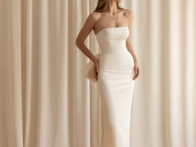 White Strapless Dress The Bride's Engagement Certificate Out The Door