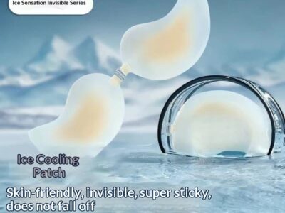 Silicone Solid Mango-shaped Breast Stickers For Women