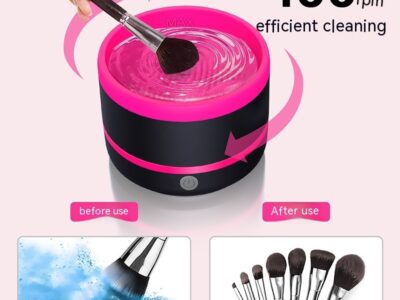 Electric Cosmetic Brush Cleaning Device Type-c Suit Beauty Tools