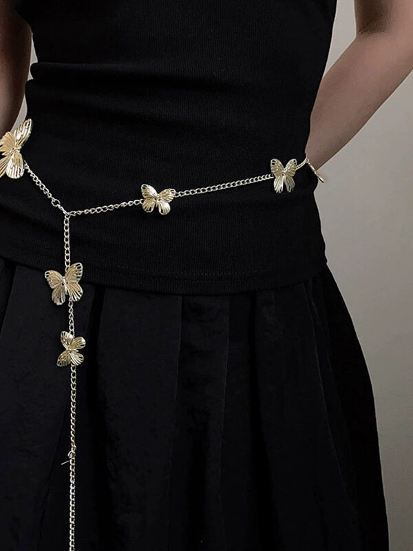 Gold Butterfly Waist Chain
