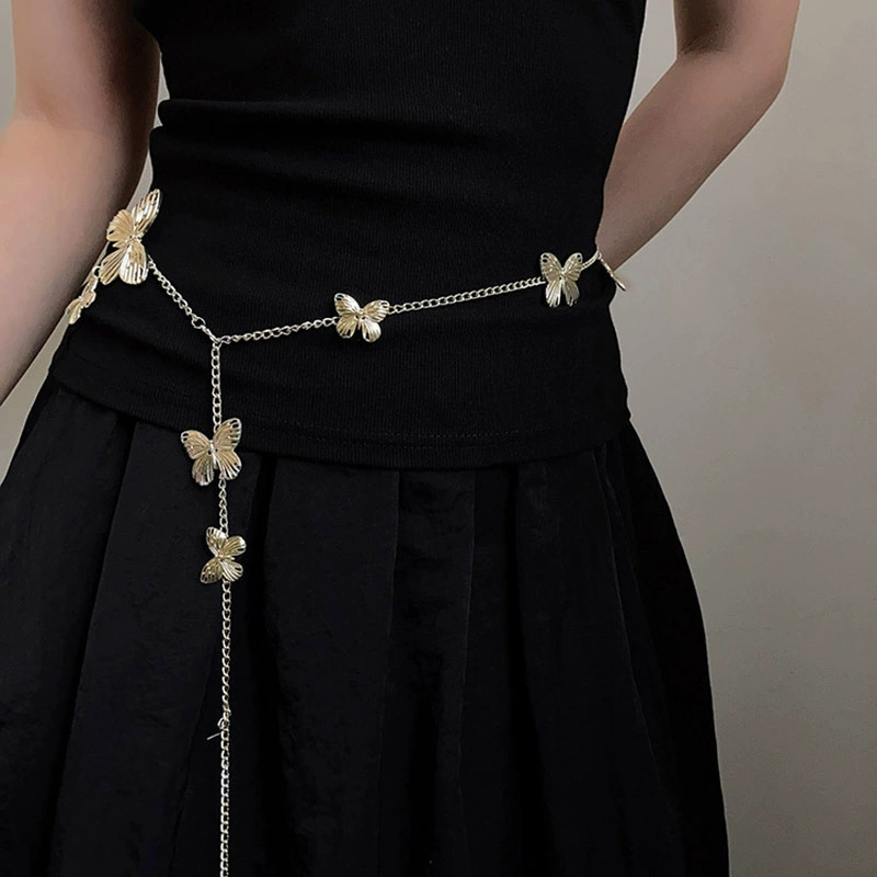 Gold Butterfly Waist Chain