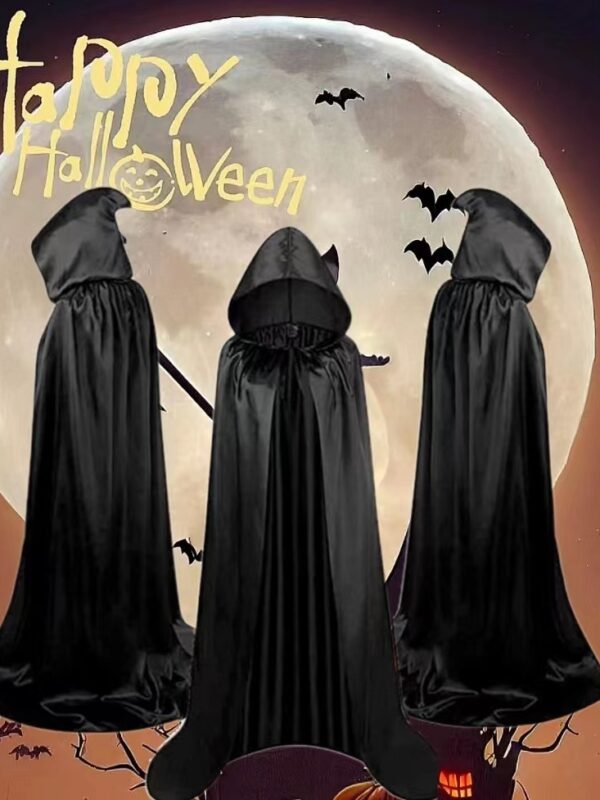 Children's Halloween Wizard Hooded Cloak