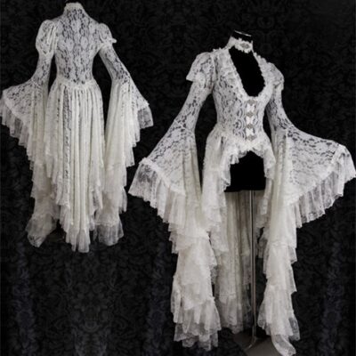 Breathable Lace Mini Dress