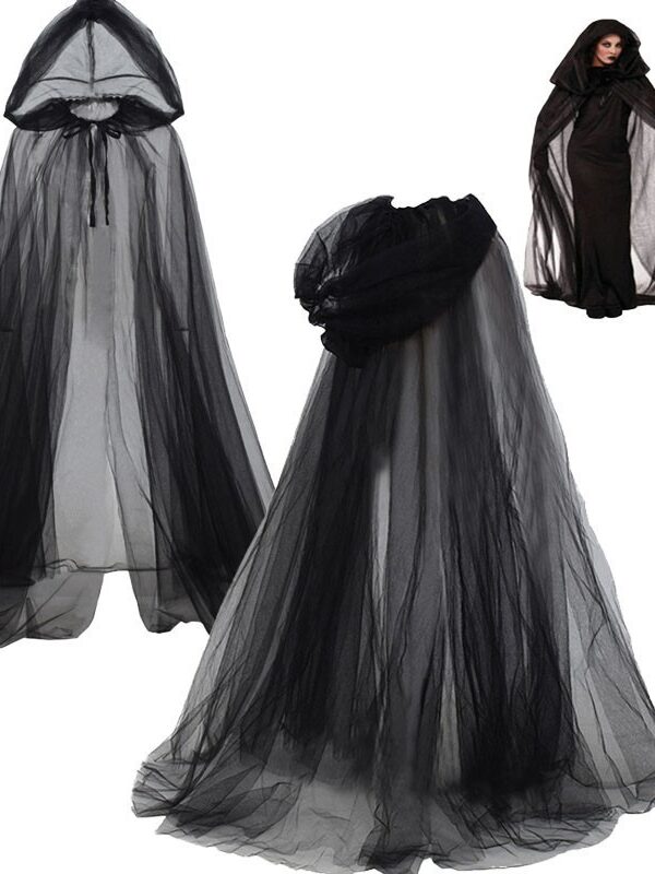 Witch Mesh Cloak Costume