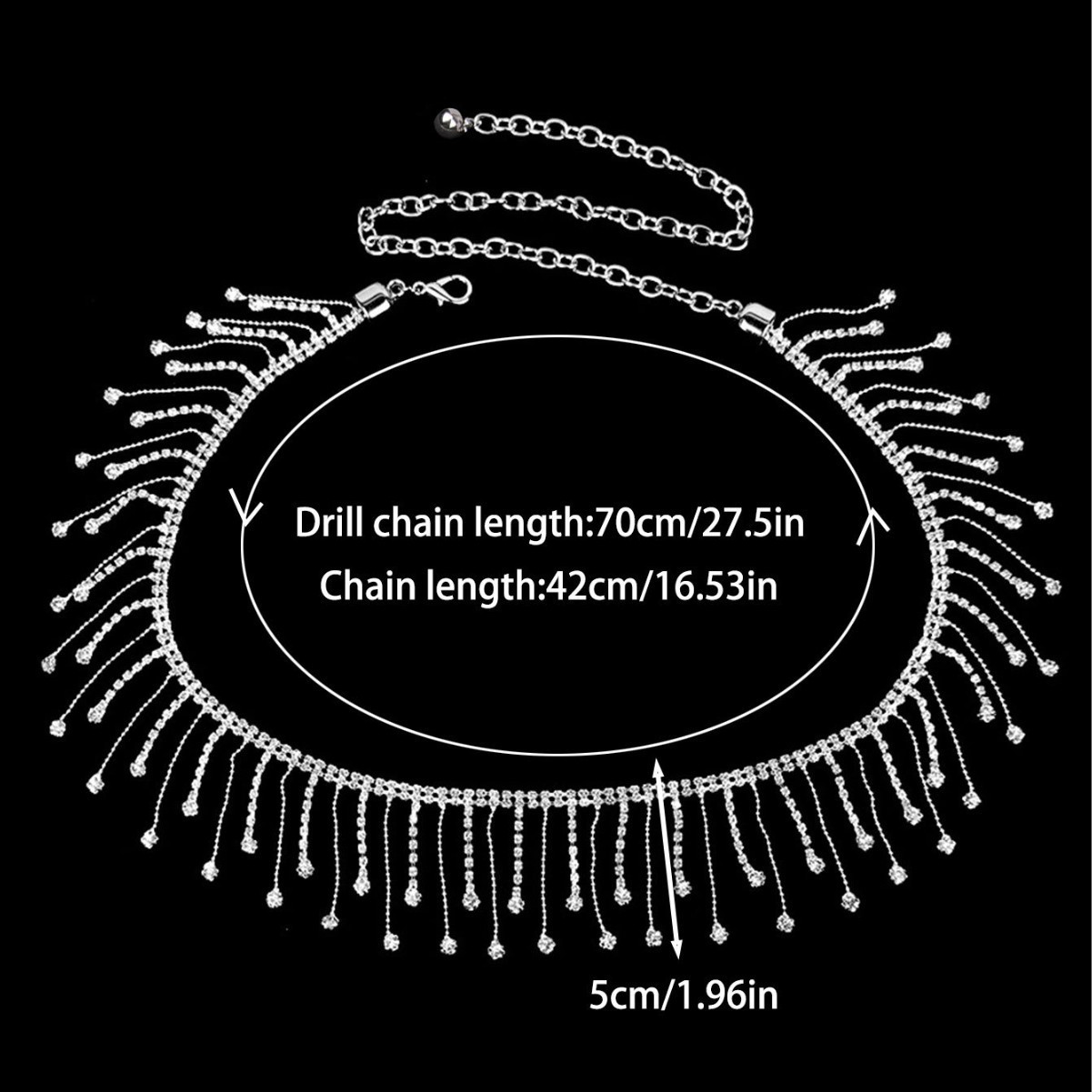 Metal Fringe Waist Chain - Image 3