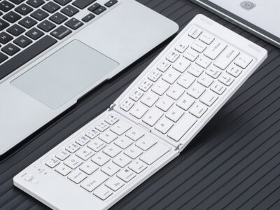 Home Portable Wireless Bluetooth Two Fold Keyboard