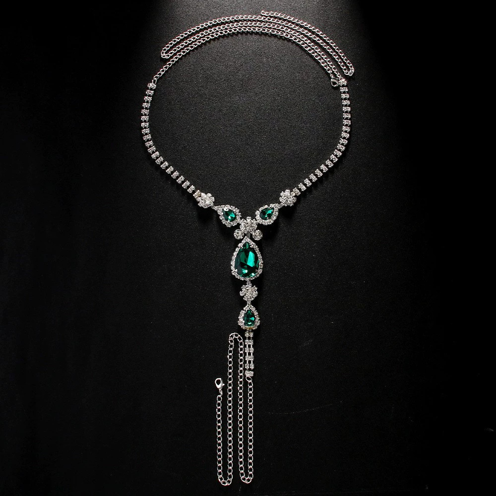 Crystal-Encrusted Body Chain - Image 3
