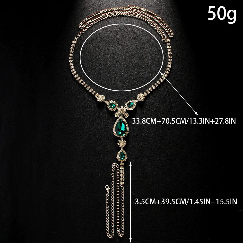 Crystal-Encrusted Body Chain - Image 2
